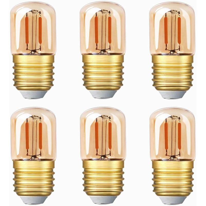 Bombilla led tubular, 1W T28 Edison Bombilla led E27 Base