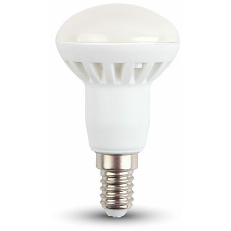 Bombilla LED V-TAC, casquillo E14, 3 W, R39, plástico blanco natural