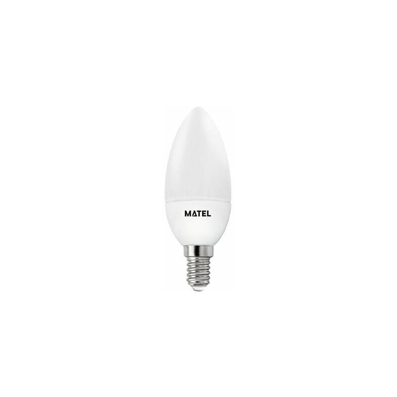 Alfa - Bombilla led vela matel 5W E14 6400K (3 intensidades)