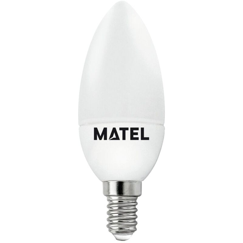 Alfa - Bombilla led Vela 3 Unidades E14 5W Cálida Matel