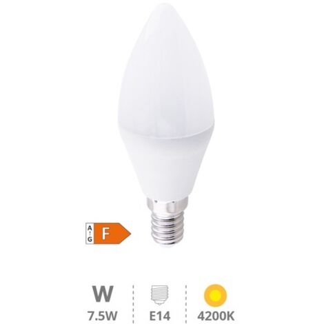 Bombilla LED Vela 7W E14 4200K