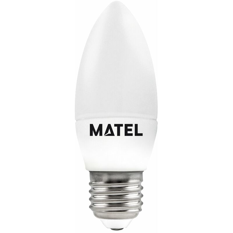 

Bombilla LED vela E27 5w fría 500lm