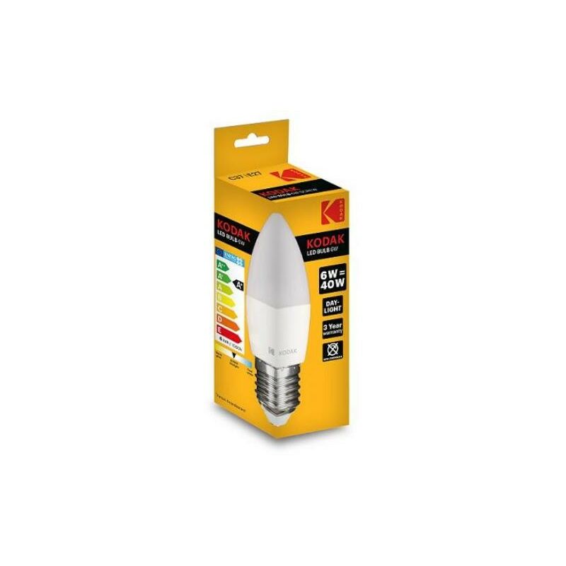 

Bombilla Led Vela C37 E27 6W Calida