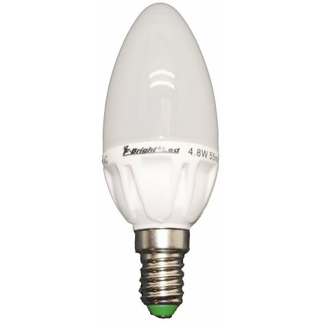 Bombilla LED Vela cerámica E14 luz cálida (5.2W)
