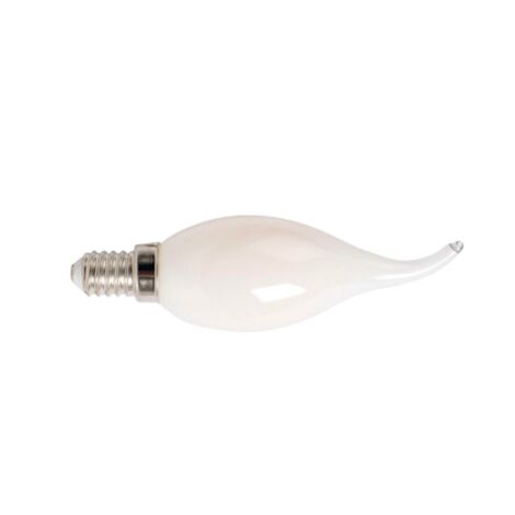 Bombilla Led vela decorativa opal DUOLEC E14 luz cálida 4W - talla