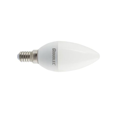 Bombilla Led vela DUOLEC E14 luz cálida 5w - talla