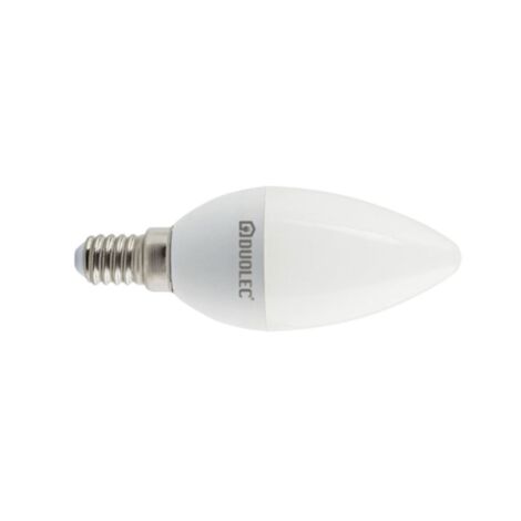 Bombilla Led vela DUOLEC E14 luz cálida 7w - talla