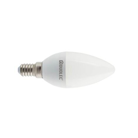 Bombilla Led vela DUOLEC E14 luz día 5w - talla