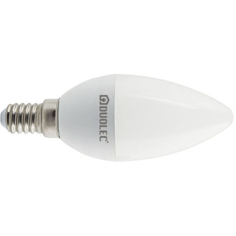 Bombilla Led vela DUOLEC E14 luz día 7w -