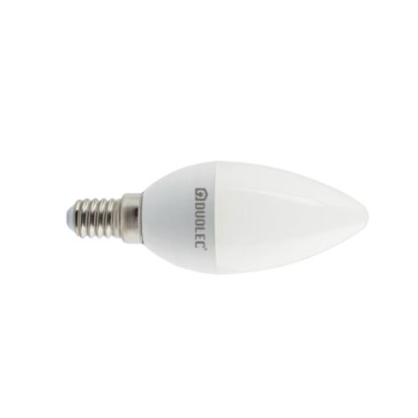Bombilla Led vela DUOLEC E14 luz fría 5w - talla