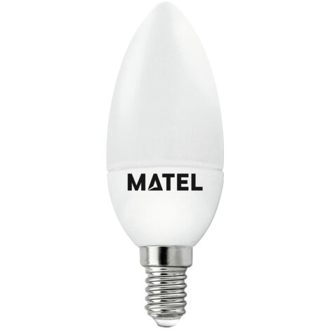 Bombilla LED Vela E14 3W Cálida Matel