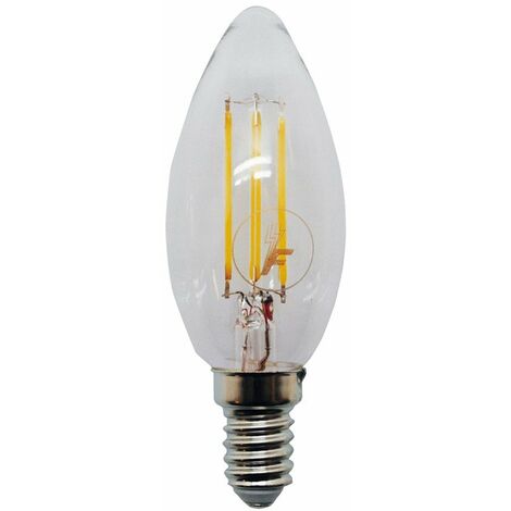 Bombilla LED Vela E14 Luz Fría (4W)