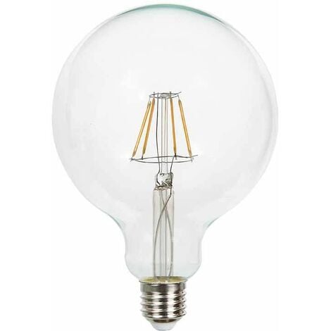 Bombilla LED vela efecto llama rizada Filament Frost Cover E14 4W 300°