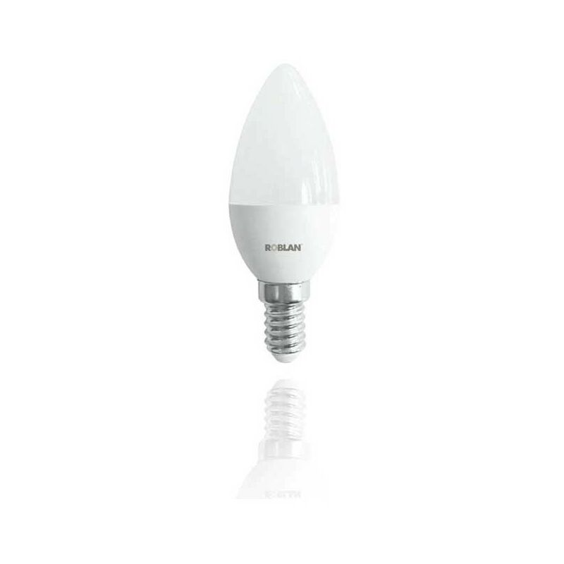 

Bombilla Led vela mate de 6500K - 5W - Roblan