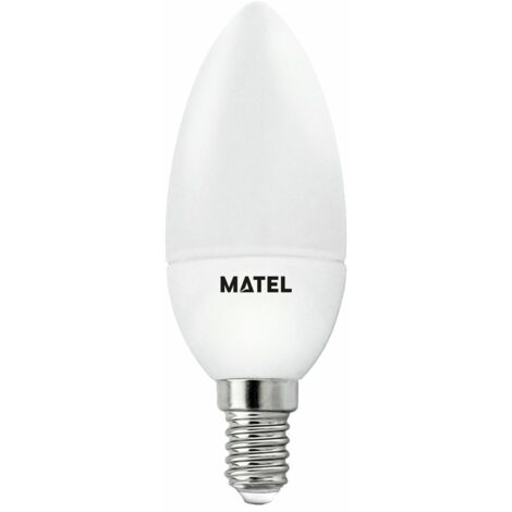 Bombilla LED Vela Regulable E14 7W Neutra Matel