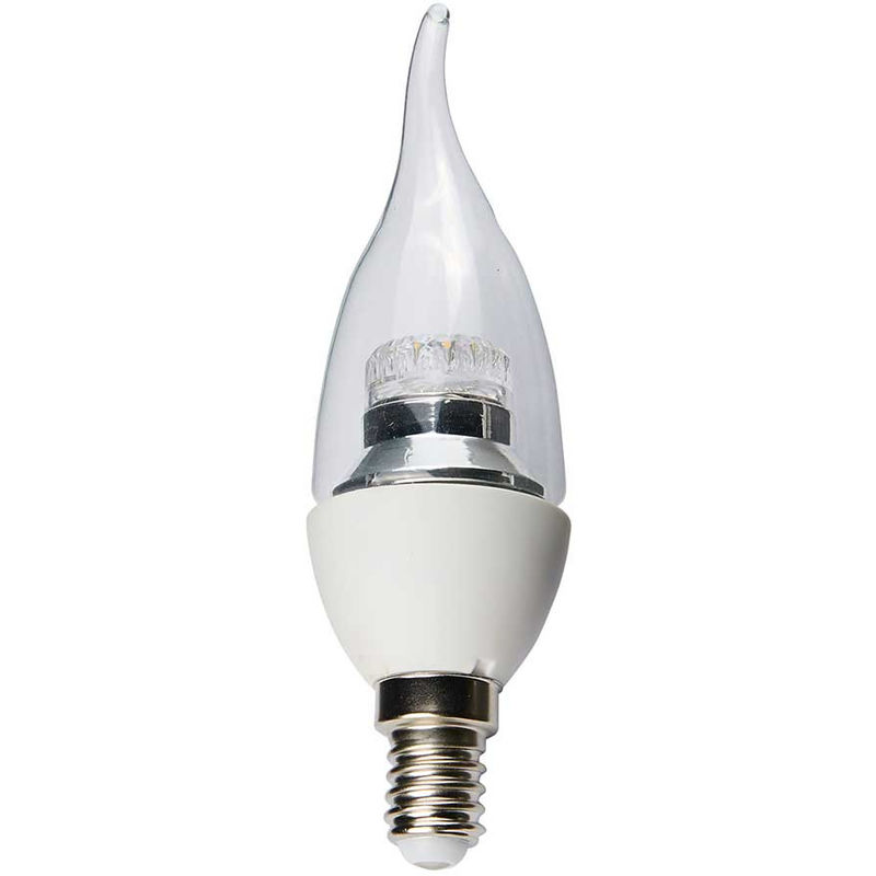 

Bombilla LED Vela Soplo de Viento E14 3W Equi.25W 249lm 3000K 25000H 7hDayron