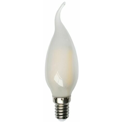 Bombilla LED Vela Viento Mate E14 (4W)