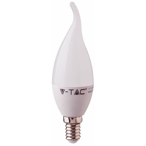 Bombilla led vela White Cover E14 4W 300°