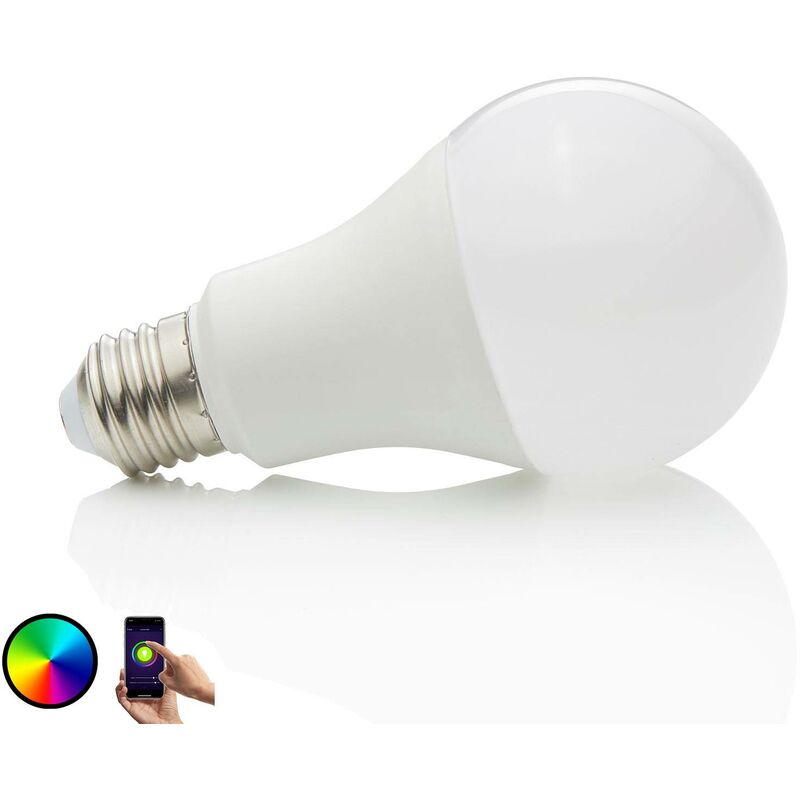 

Lampenwelt - Lindby Smart bombilla LED Wifi E27 10W 2.700 K RGB