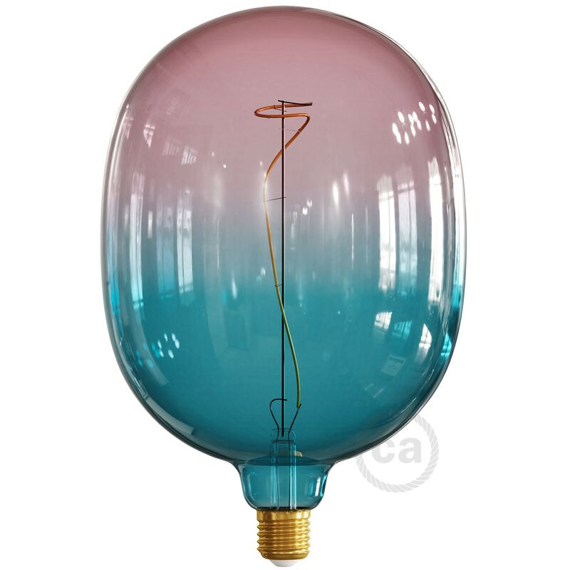 

Creative Cables - Bombilla LED XXL Egg Serie Pastel, Dream filamento laminado 4W E27 Regulable 2200K