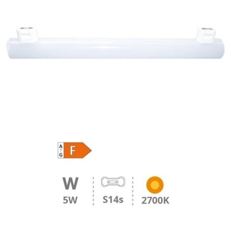 Bombilla linestra LED 5W S14s 2700K