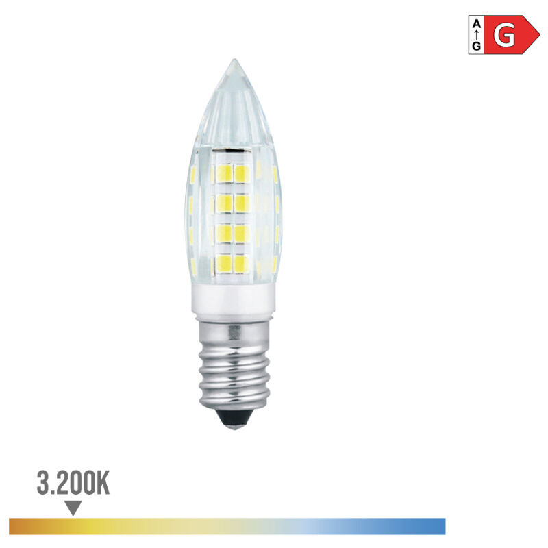 

EDM Bombilla mini vela led e14 3w 280 lm 3200k luz calida dm