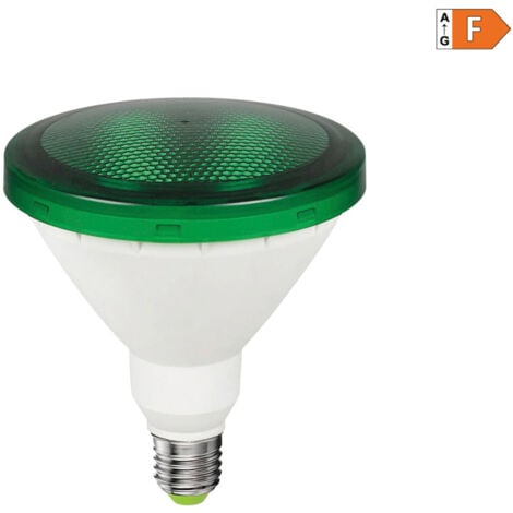 Bombilla Par38 Led E27 15W 1200LM Luz Verde IP64 Ø12X13.8CM EDM