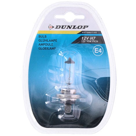 Bombilla para coche, 12V, H7, 55W  Dunlop 97895