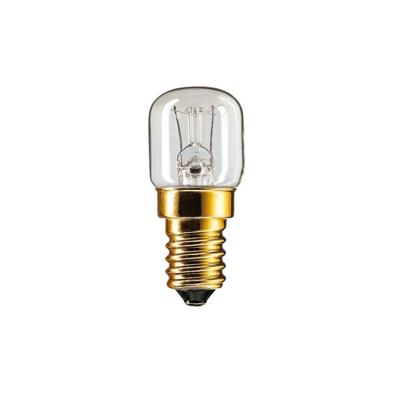 

Philips 03871550 Lámpara, 25W, T25, E14, 230-240V, F, 2,5 Cm, Plata Transparente