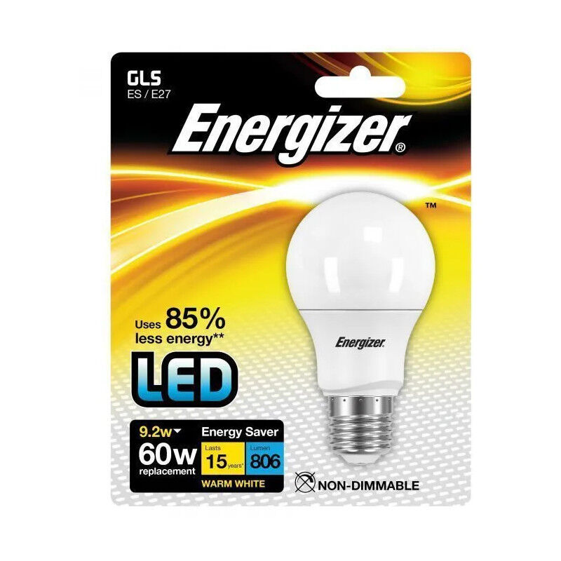 

Bombilla LED E27, 806 lúmenes, 9,2W/60W