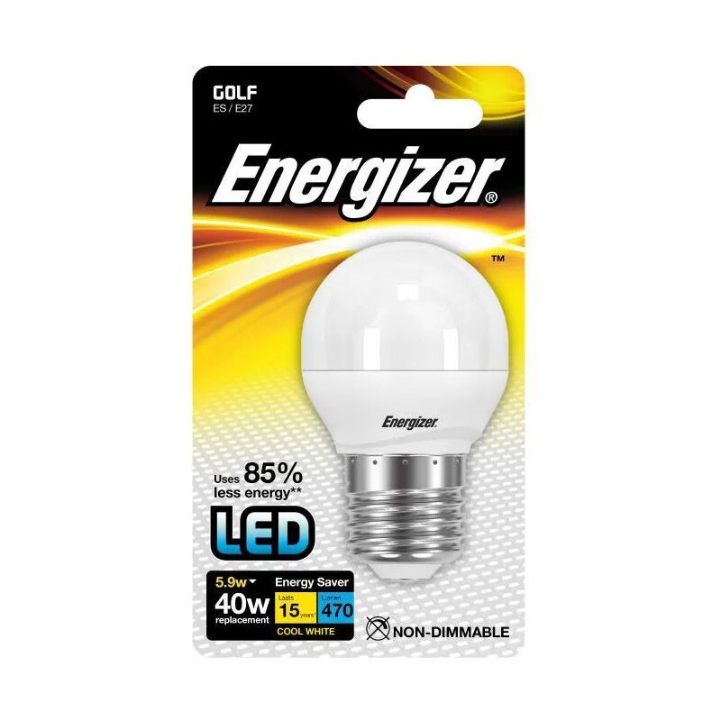 

Bombilla LED esférica E27, 470 lúmenes, 5,2W/40W