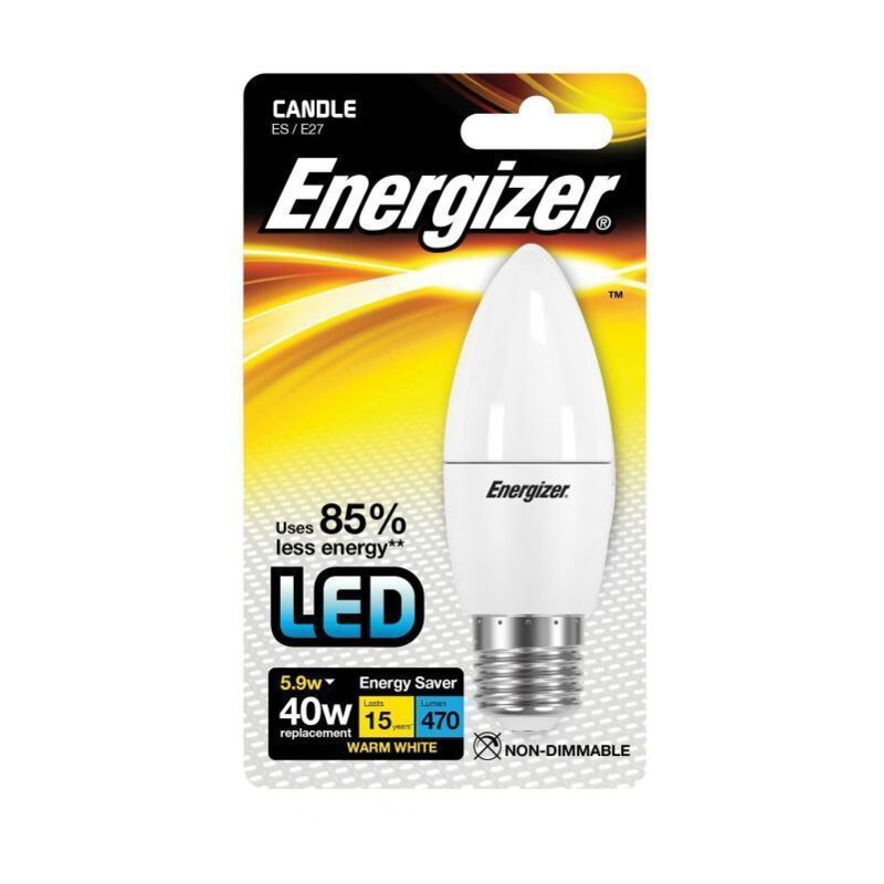 

Bombilla LED de llama E27, 470 lúmenes, 5,9W/40W