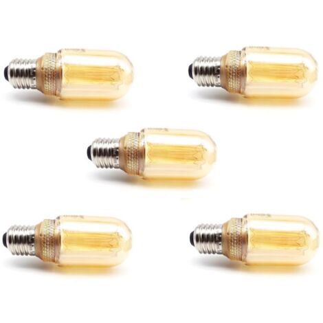 Bombilla Pebetera LED T45x 114mm Vintage E27 4W 1800K
