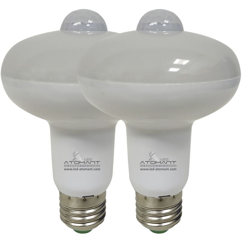 

Bombilla R80 E27 12W 720LM con detector presencia | Blanco Cálido 3000K - Pack 2 Uds. - Blanco Cálido 3000K