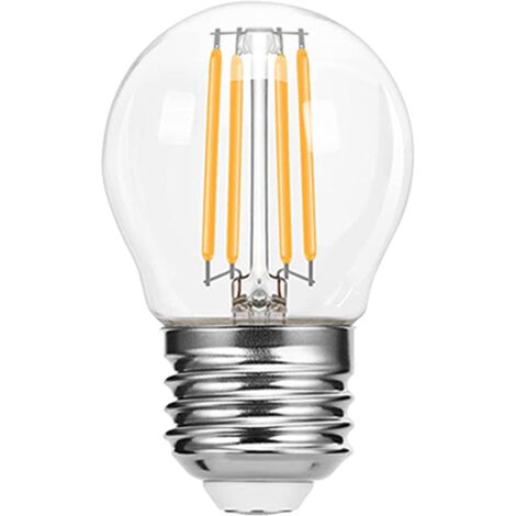 Bombilla retro de filamento LED, bombilla mágica de 220 V, 4 W, 2700 K, blanco cálido