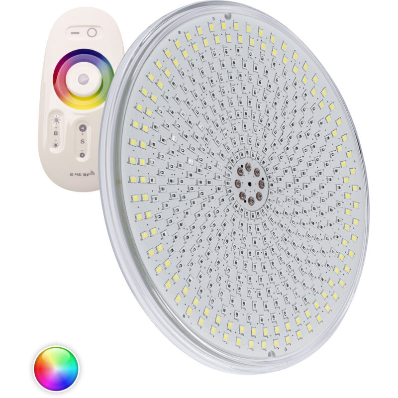 

Bombilla LED RGBW PAR56 Slim Piscina Sumergible IP68 12V DC 35W RGBW con mando . - RGBW con mando