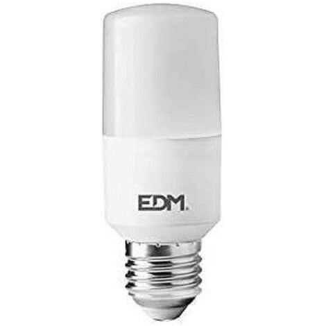 Bombilla tubular led e27 10w 1100lm 6400k luz fria ø4x10,7cm edm