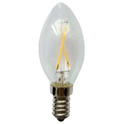 Bombilla Vela Filamento LED E14 1,5W en Colores