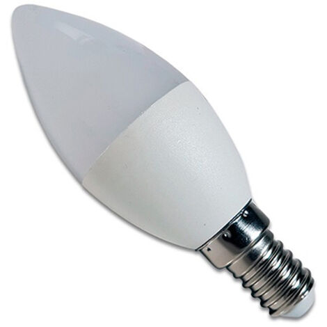 Bombilla vela led e14 6w 4000k