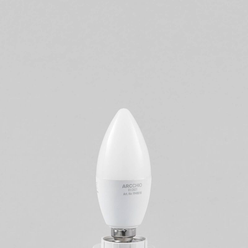 

Bombilla vela LED E14 C37 7W 3.000K opalino