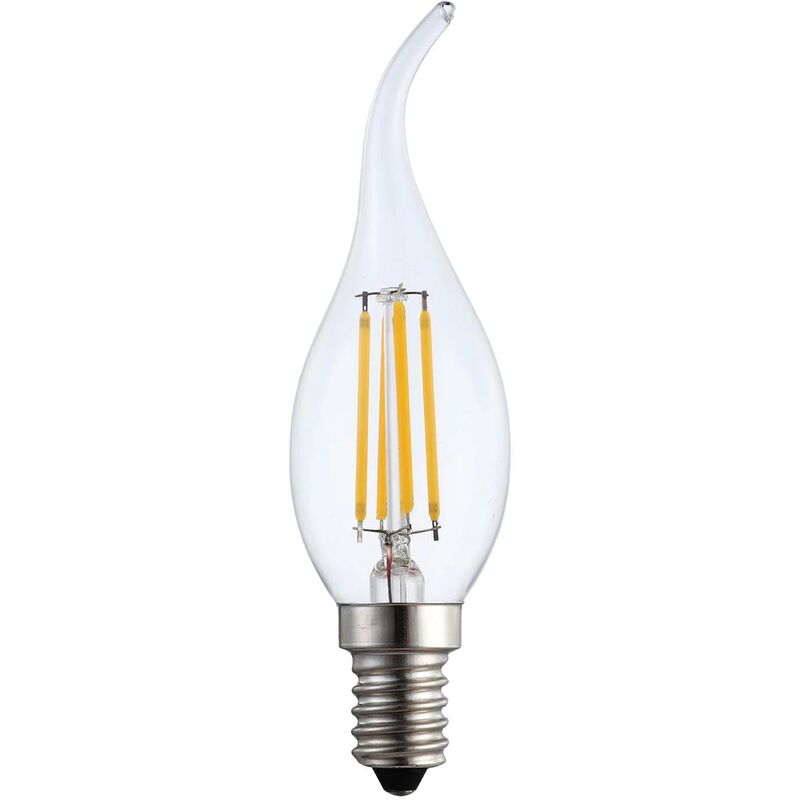 

Lúzete - Bombilla Vela Led Filamento E14 6W 2700K
