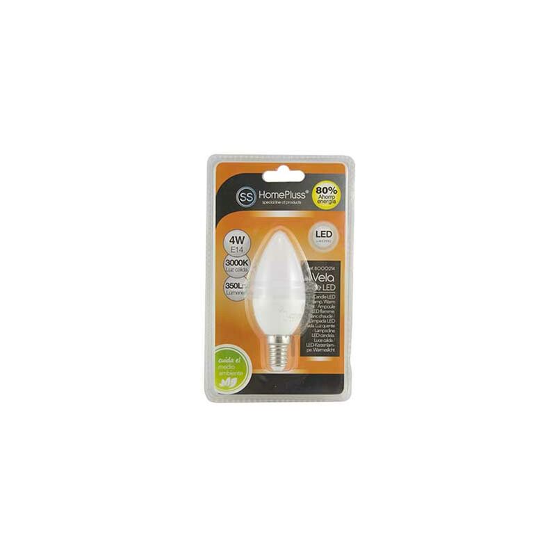 

Lampara Led Vela 4W. E/14 Luz Calida