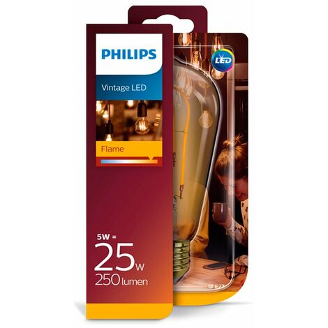 Bombilla vela LED vintage E27 5W 250lm