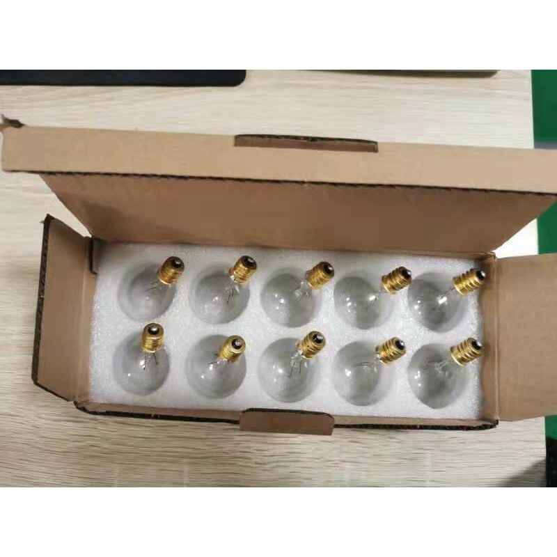 

Bombillas de cadena de lampara G40 10 bombillas de repuesto para patio, jardin, fiesta en el patio trasero, Navidad, vacaciones, bodas, decoraciones