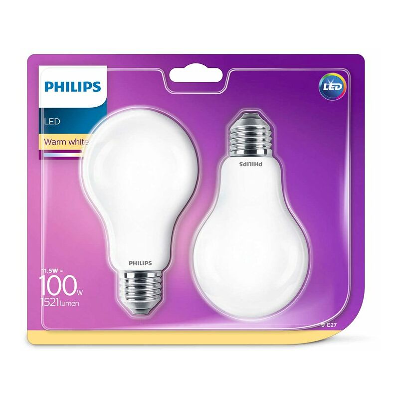 

Philips - Bombillas estándar LED E27 11,5W 1521lm Color de luz 2700K