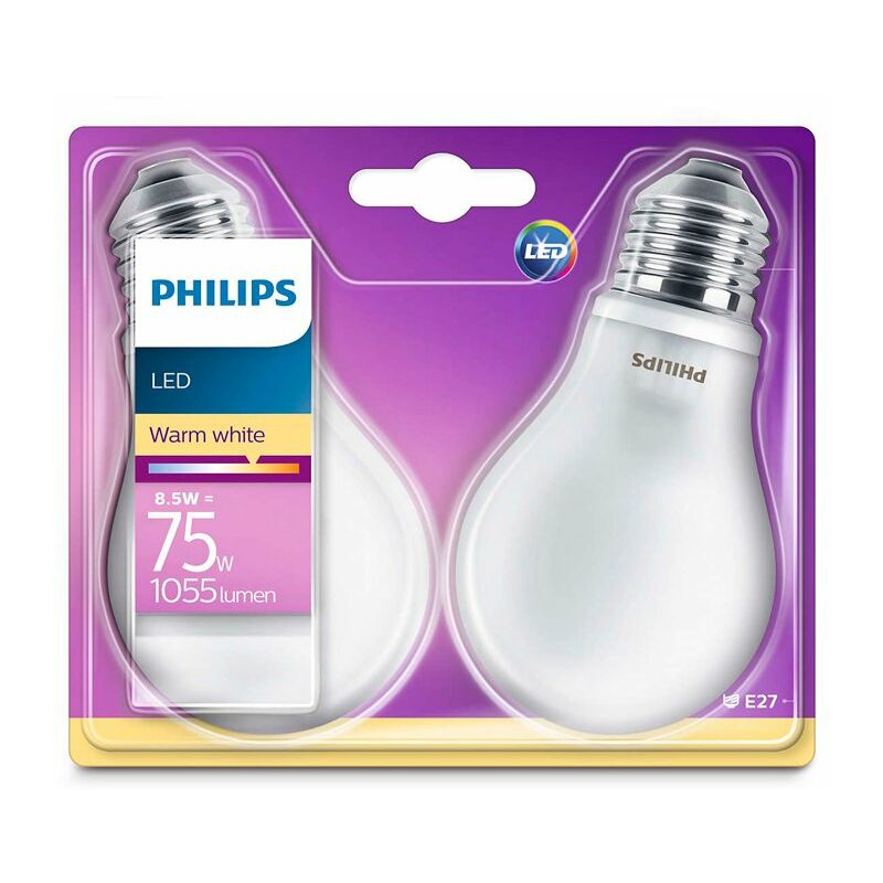 

Philips - Bombillas estándar LED E27 7,5W 1055lm Color de luz 2700K