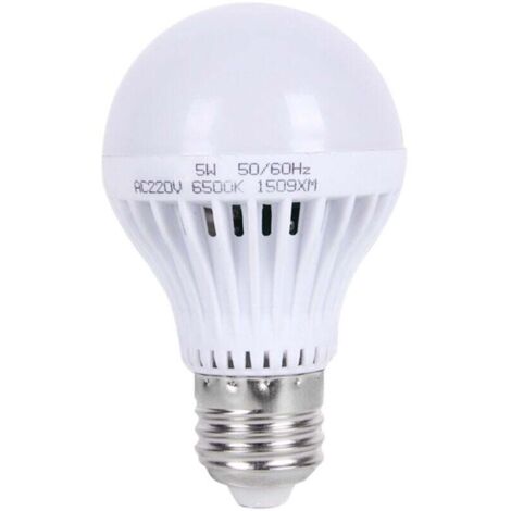Bombillas LED con sensor de sonido E27 de 220 V, control de luz y sonido, encendido y apagado automático, luces nocturnas, bombilla con sensor