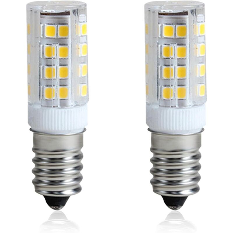 Bombillas LED E14 de 5 W, de bajo consumo y ecológicas, equivalentes a halógenos de 60 W, luz blanca cálida de 3000 K, 820 lúmenes, sin parpadeo, no