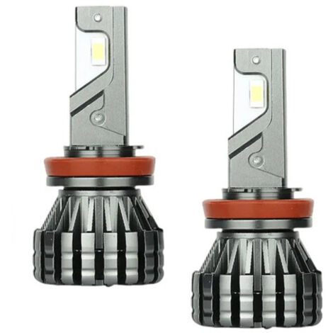 Bombillas LED H11/H8/H9 para faros de coche, 70W, 14.500 lúmenes, 6.000K, kit de conversión de faros LED, luz de cruce/carretera ultrabrillante, paquete de 2