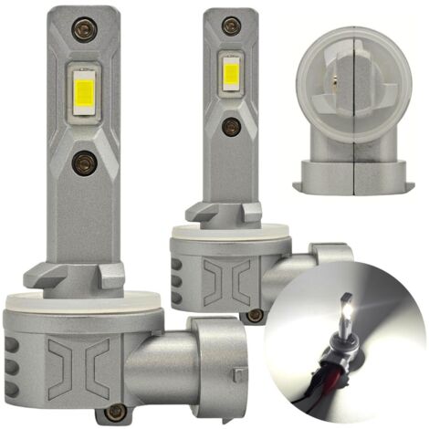 bombillas LED H27/2, 881, 886 12-24 V CANBUS 4500 lm blanco intenso